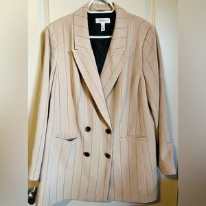 Addition Elle Size 18 Double Breasted Blazer 24” PTP
